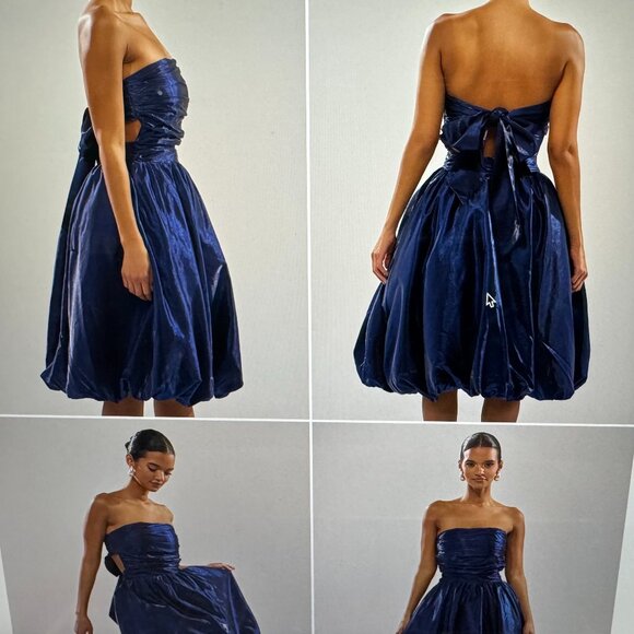 AKIRA Dresses & Skirts - AKIRA LUXE LIFE SATIN MIDI DRESS Size SS